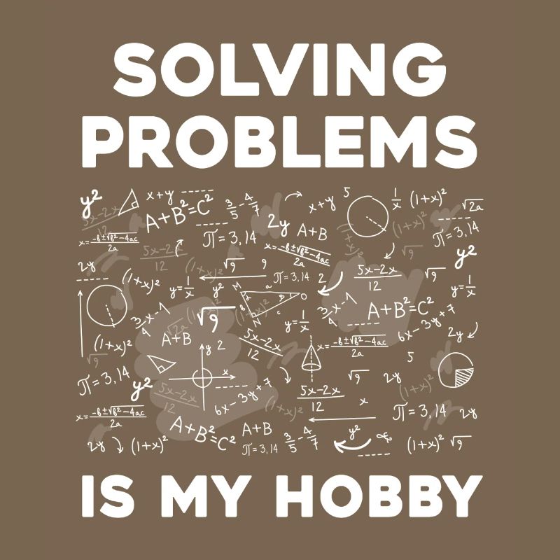 Solving puzzles is my hobby