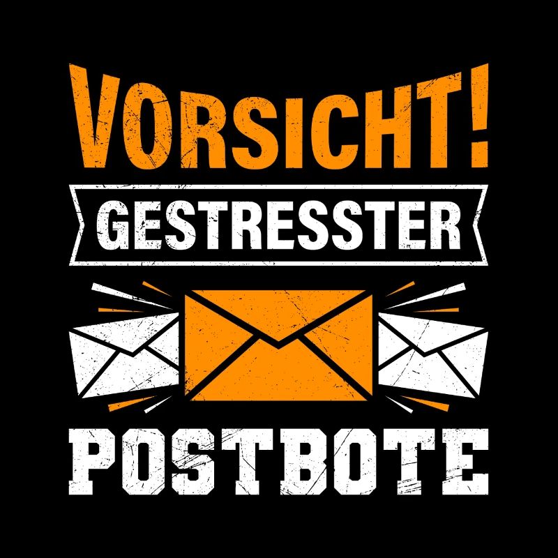 Postman BEWARE OF STRESSED POSTMAN Funny