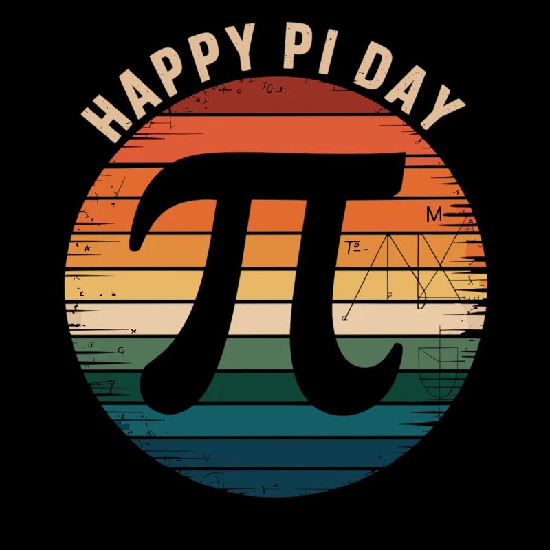 Joyeuse Jour Pi Shirt Cadeau Rétro Math