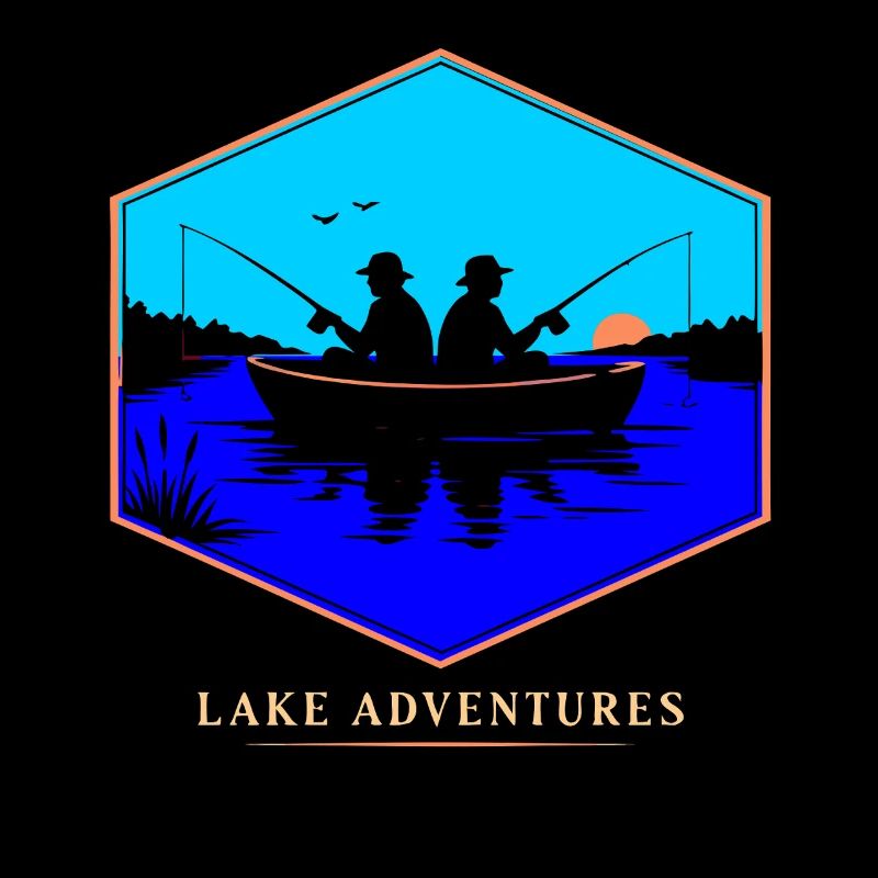 Bateau de pêche d’aventure sur le lac