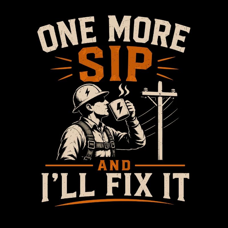 Humour de Lineman sur le Café et les Lignes Électriques