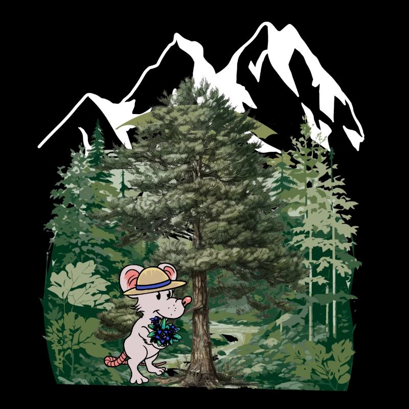 Tyrolean Forest, Mouse, Gentian, Alps, Alm, Nature, Forest
