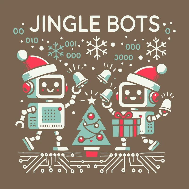 Jingle Bots - Robot de Noël avec code binaire