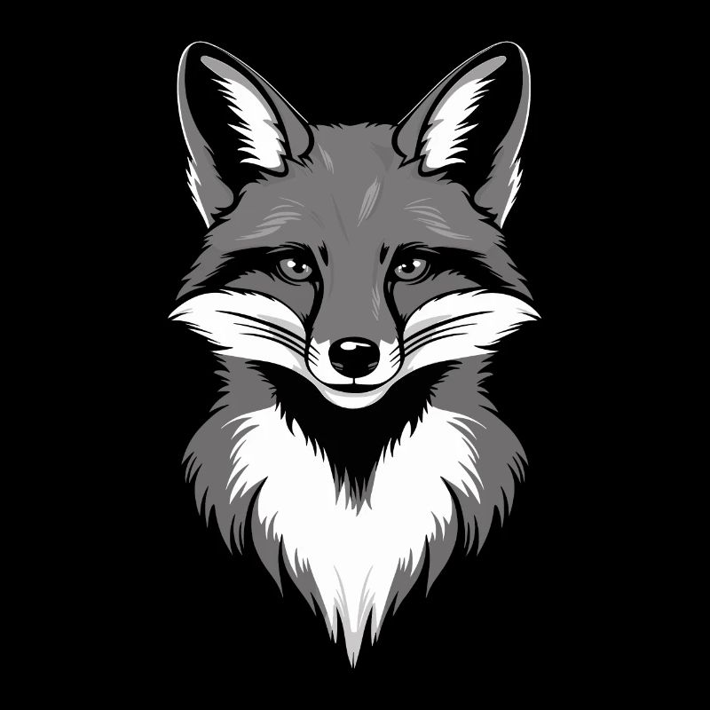 Fox Art Design Portrait élégant