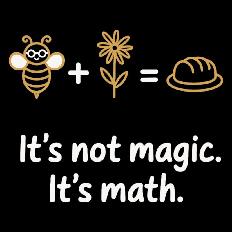 No Bread Without Bees – Math Shirt