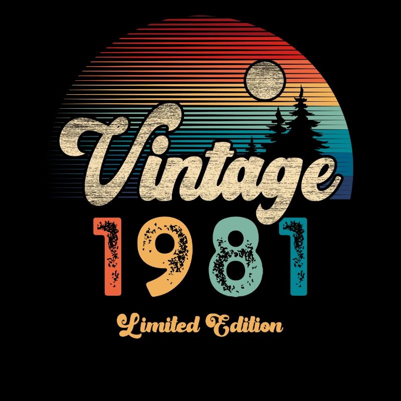 Millésime 1981 Anniversaire Rétro