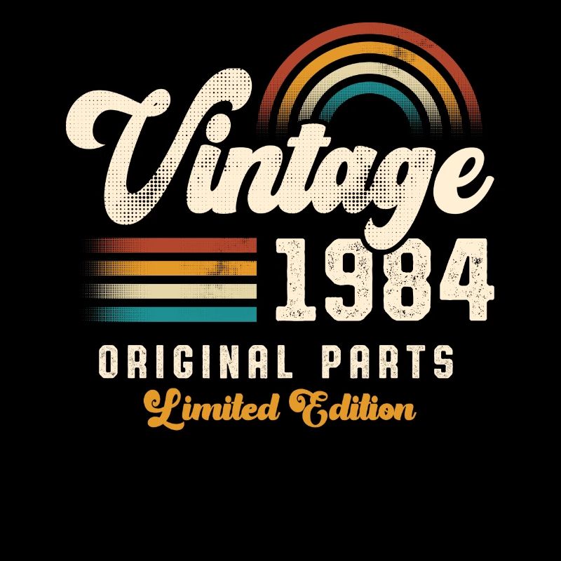 Millésime 1984 Anniversaire Rétro