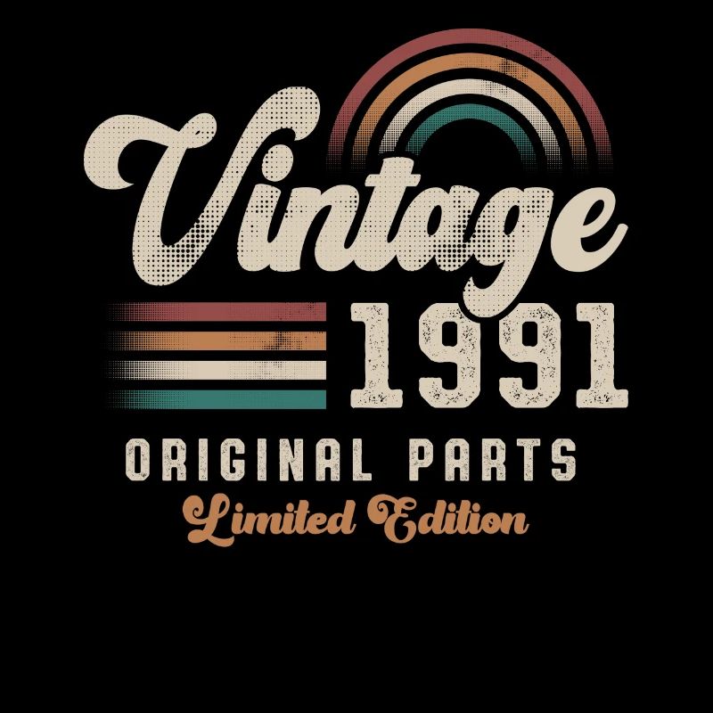 Millésime 1991 Anniversaire Rétro