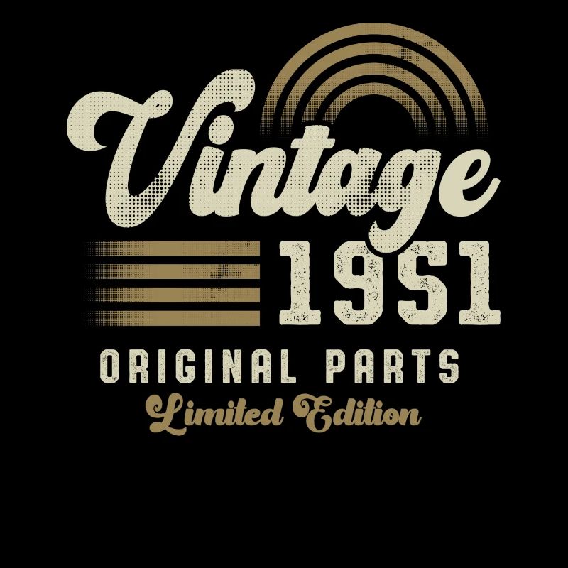 Millésime 1951 Anniversaire Rétro