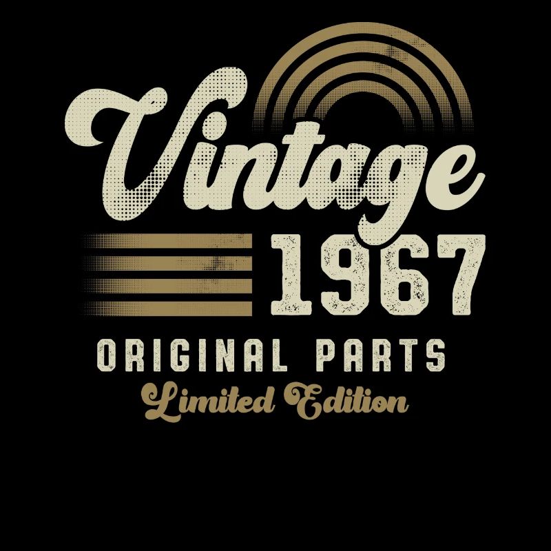 Millésime 1967 Anniversaire Rétro