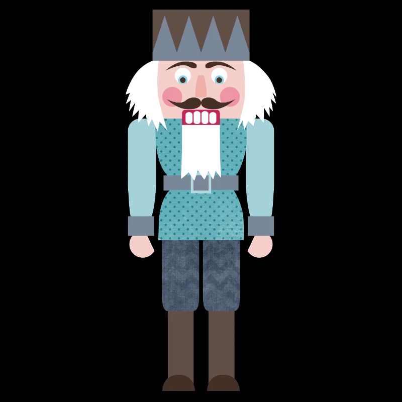 Nutcracker Christmas Xmas Wood Dots Decoration
