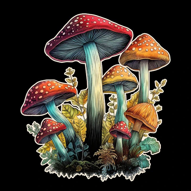 Champignons Crapaud Tabourets