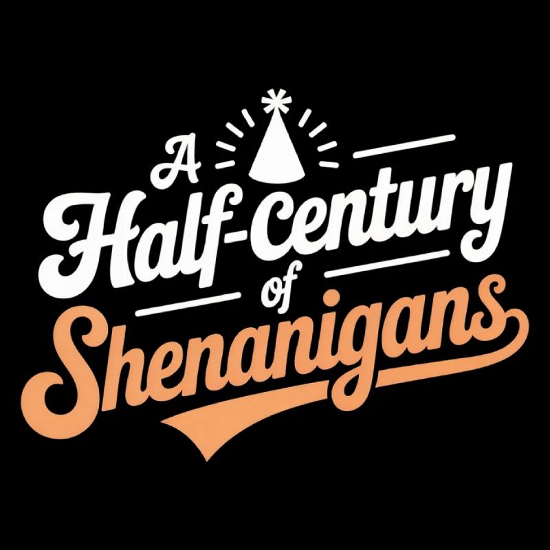 Half Century Shenanigans Party Hat Birthday