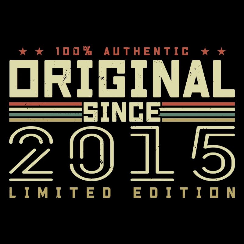 Original 2015 Retro 2015 Birthday Gift 2015