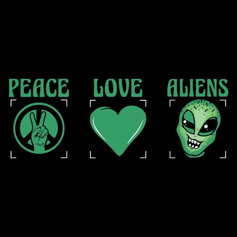 Peace Love Aliens