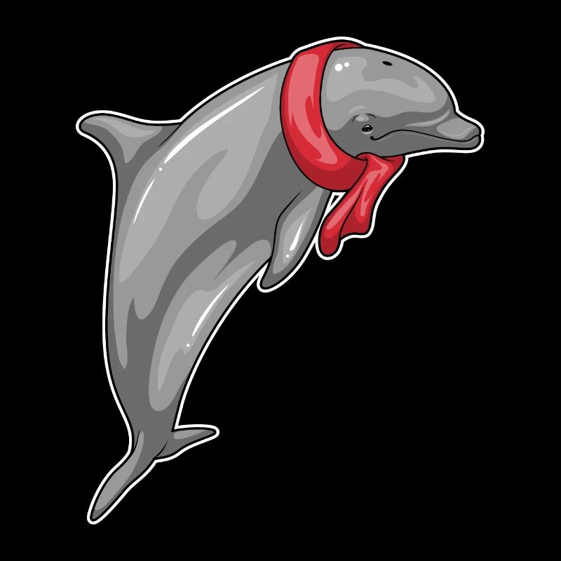 Foulard dauphin
