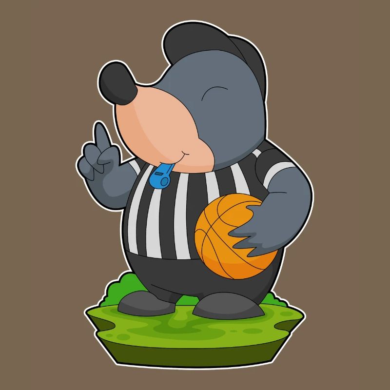 Mole Referee Basketball
