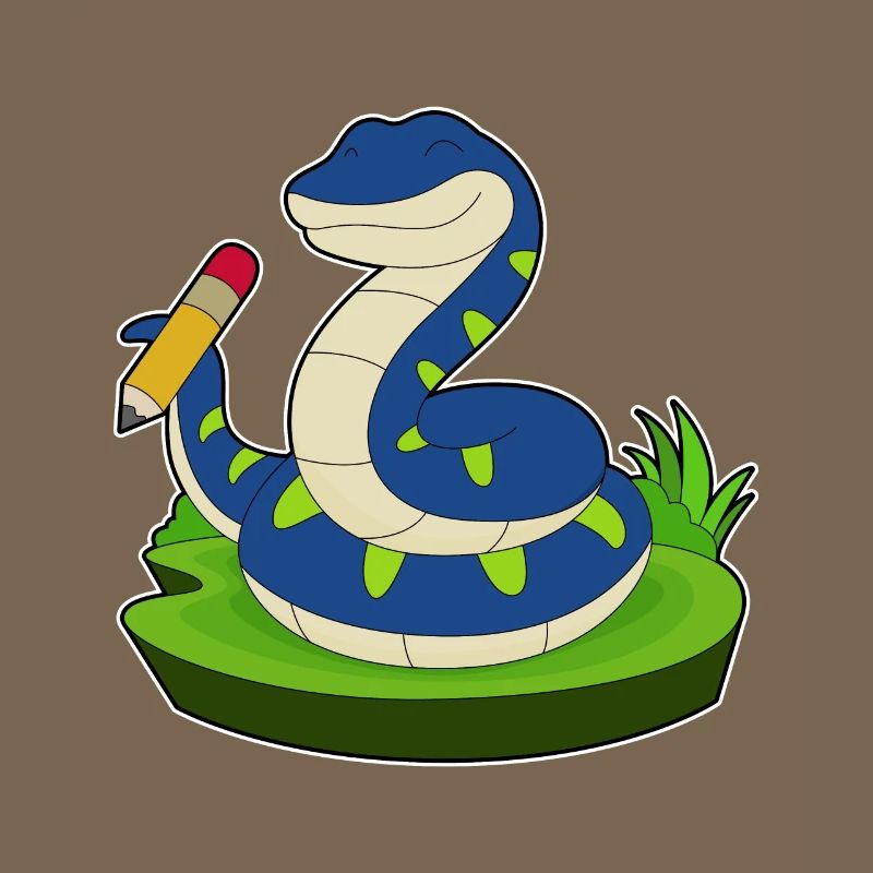 École de crayon Snake Student