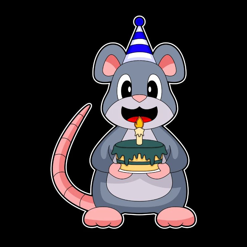 Mouse Birthday Candle Cake