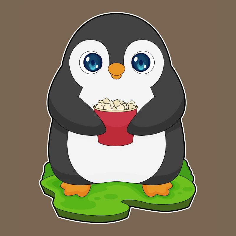 Pop-corn pingouin