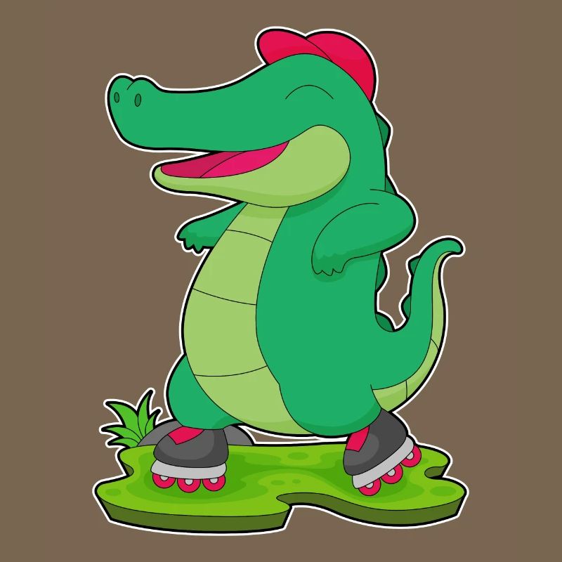 Crocodile Inline skating Roller Skates