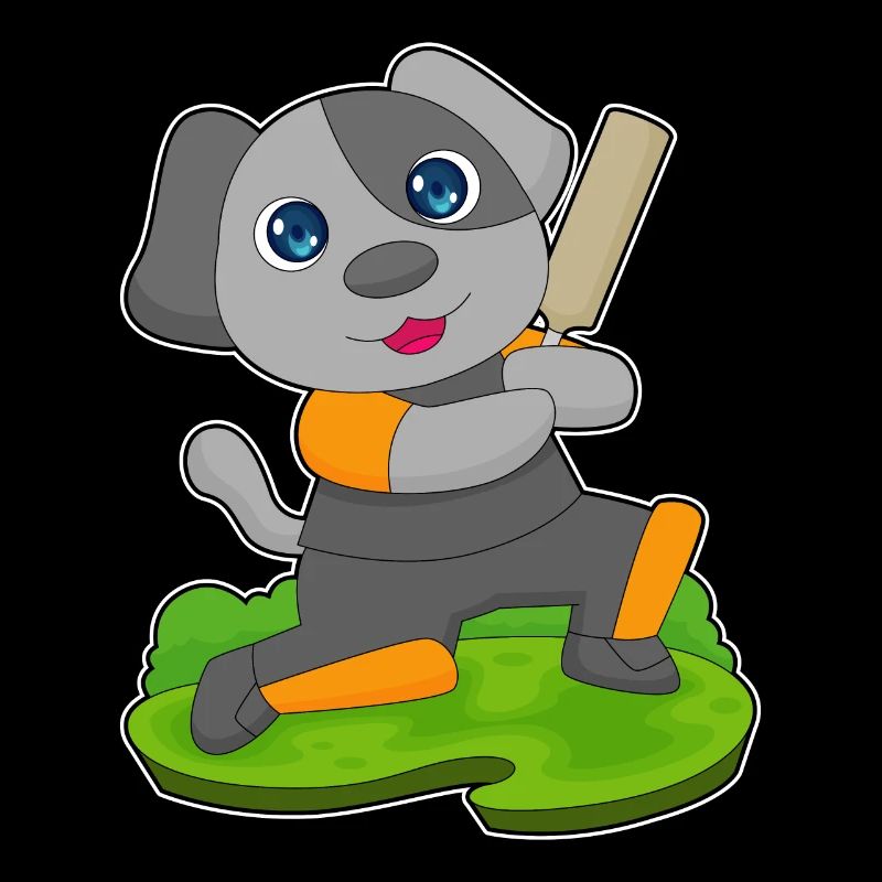 Chien Cricket Battes de cricket