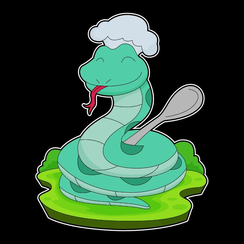 Serpent Cuillère de Cuisine Cuisson