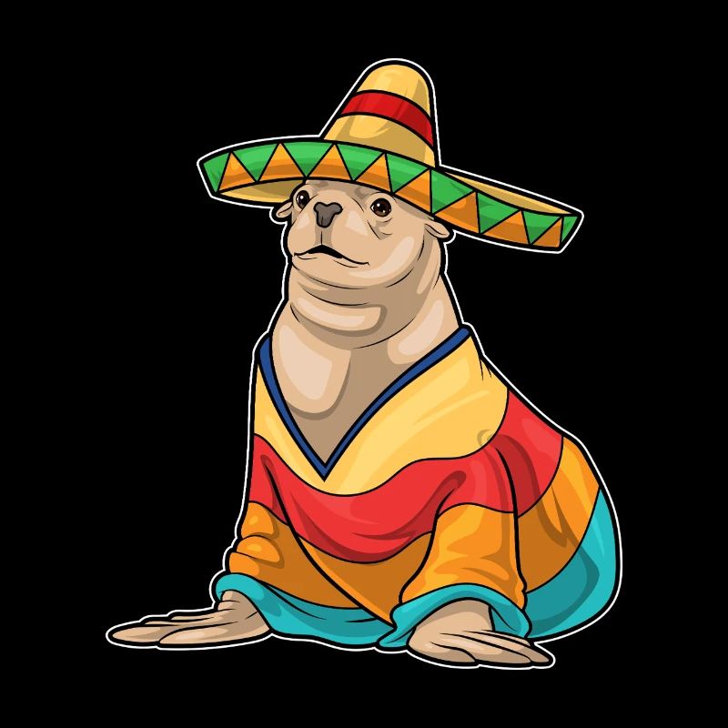 Chapeau mexicain de phoque