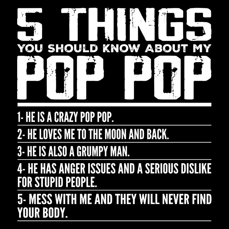 5 Things You Should Know About Pop Pop - Grandpa