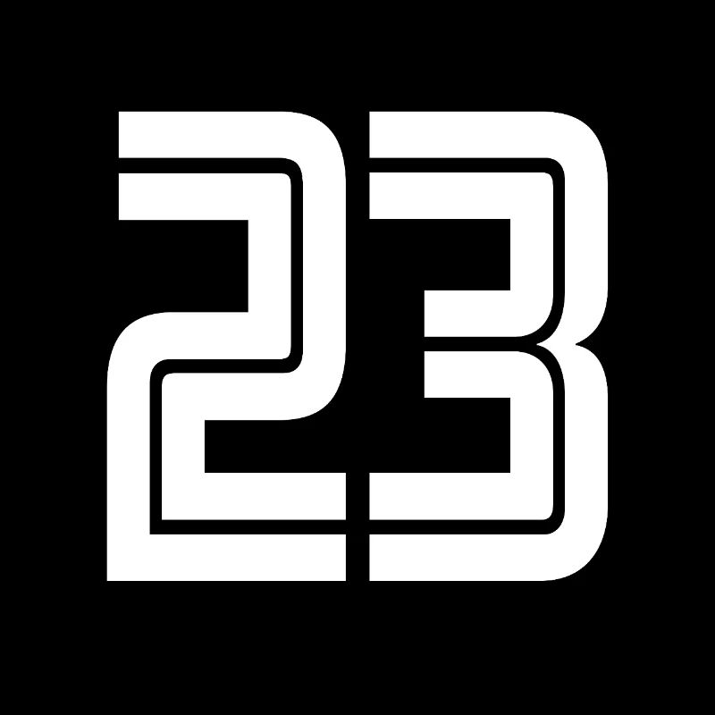 Maillot numéro 23 – Cadeau anniversaire 23 ans