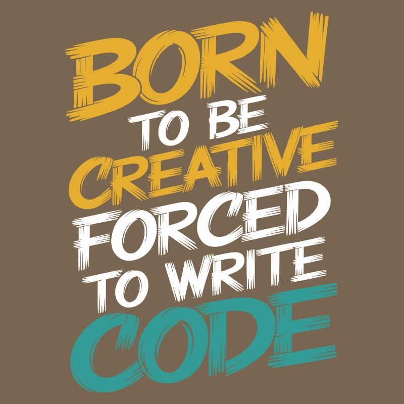 « Né pour être créatif, forcé d’écrire du code »
