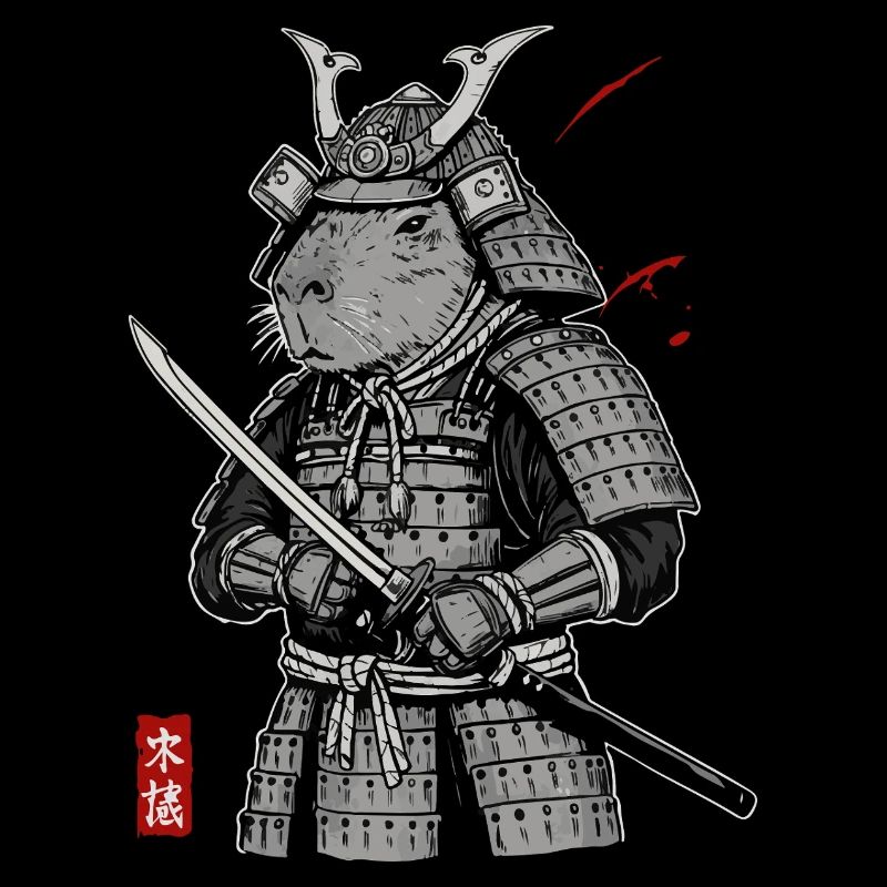 Otaku Cat Samurai 