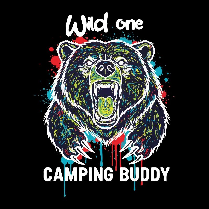 Wild One Camping Buddy Grizzly Bear