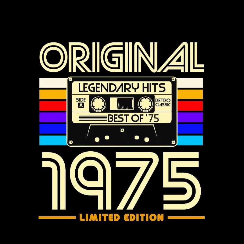 Original 1975 Cassette Rétro