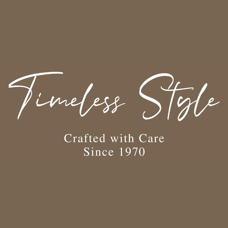 Style intemporel depuis 1970 Script Typographie