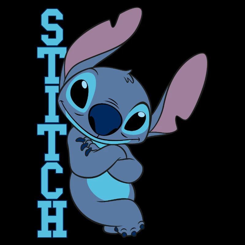 Lilo & Stitch lettering with stitch