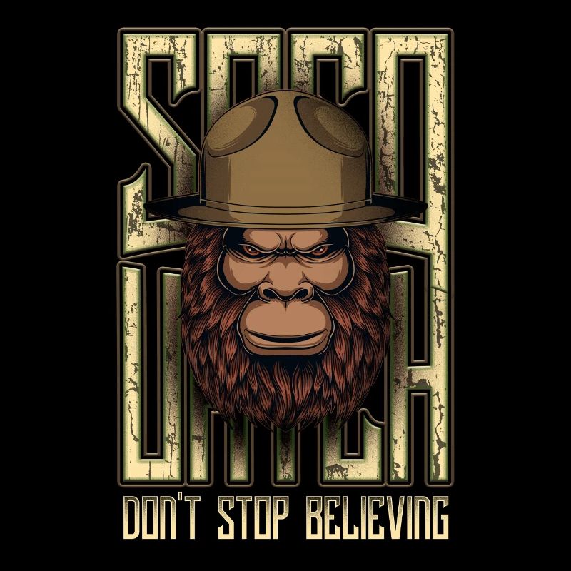 Drôle de Bigfoot Sasquatch