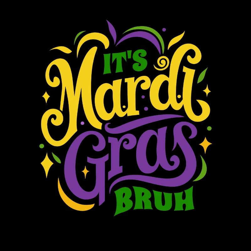 It's Mardi Gras Bruh - Carnival Costume Gift