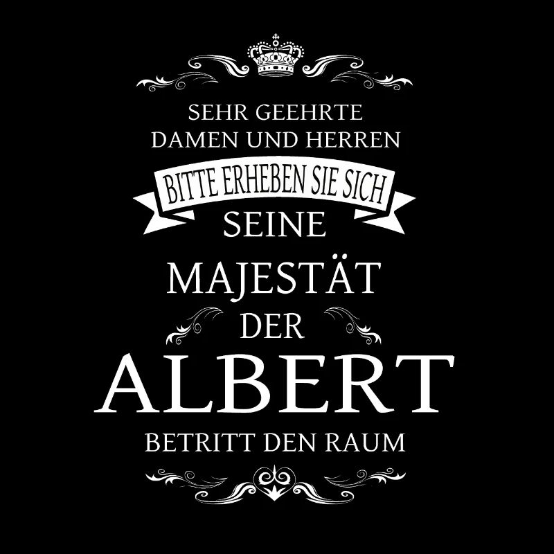 Sa Majesté l’Albert entre dans la salle
