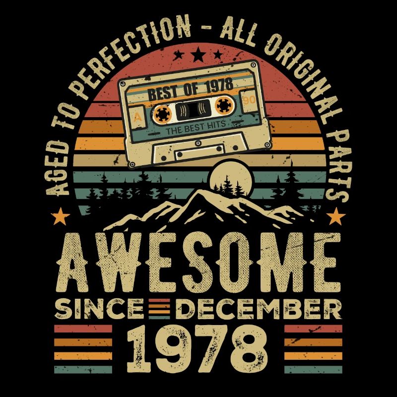 Anniversaire Décembre 1978 | Cadeau décembre 1978
