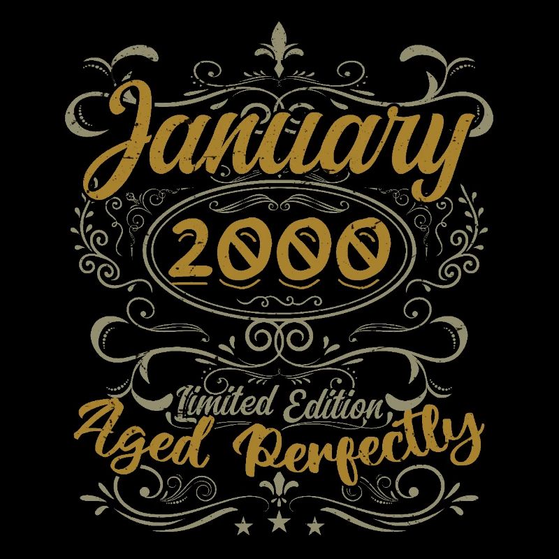 January Birthday Gift Born In January 2000