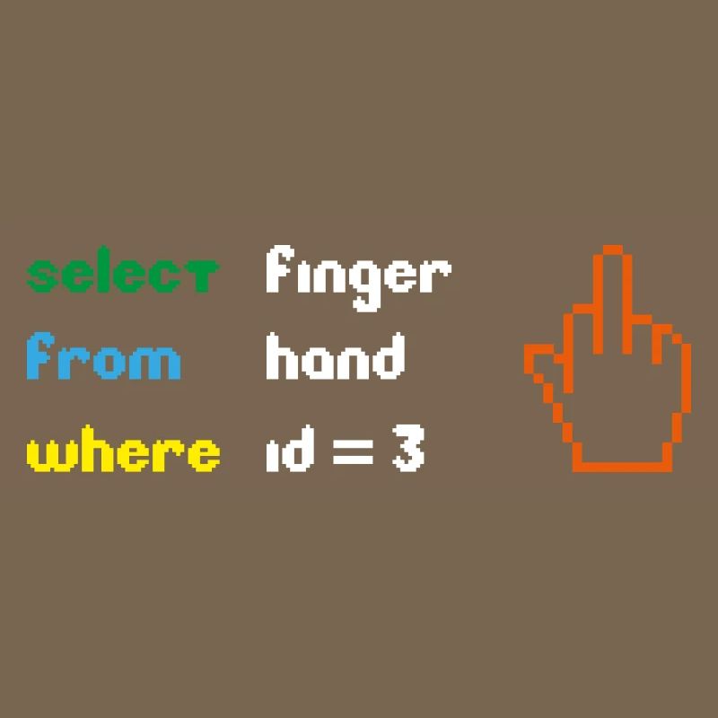Funny SQL Query : un doigt d’honneur 8 bits pour les geeks