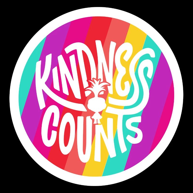 Trolls Kindness Counts Logo Colourful