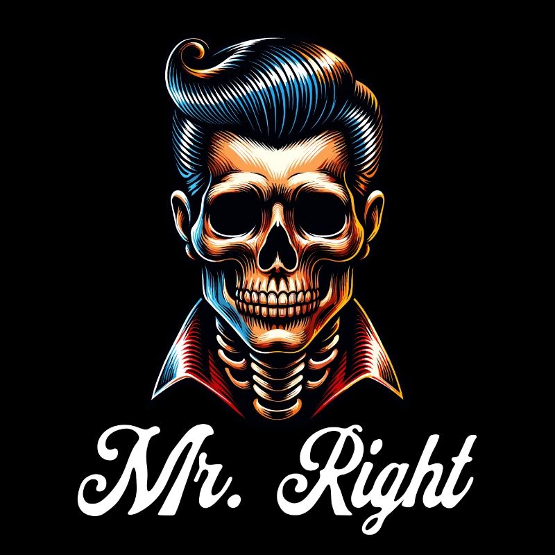 M. Right Partner Crâne Rétro