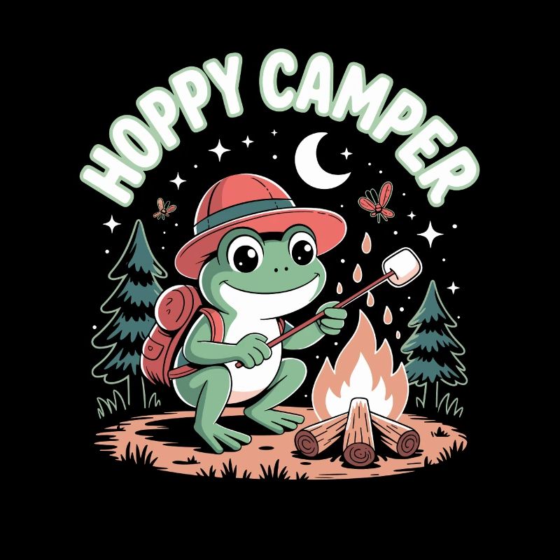 Hoppy Camper Camper Frog