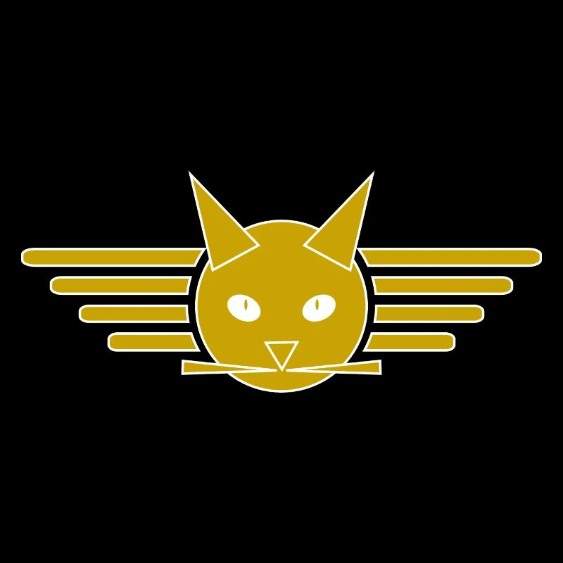 Conception créative de t-shirt Ailes de chat