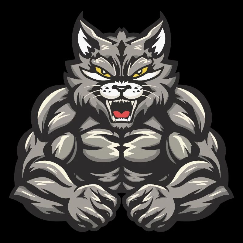 Musculation des muscles du chat