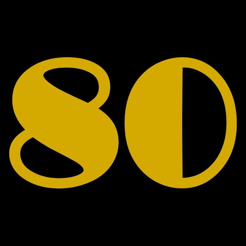 80. 80 YEARS. 80th ANNIVERSARY. 80 YEARS ANNIVERSARY.