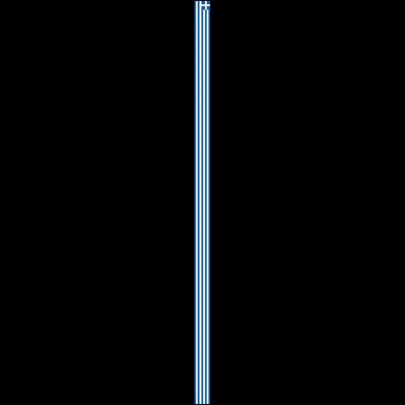 Greichenland Flag Style Stripes