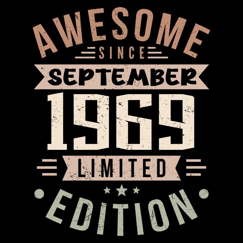 1969 Septembre Anniversaire Né en septembre 1969